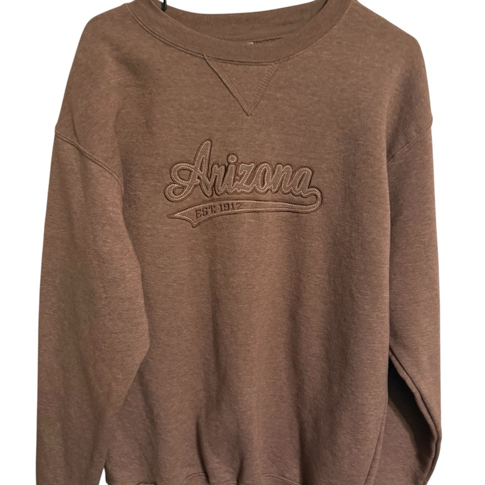 Arizona Jean Company Brown Crew Neck Sweater